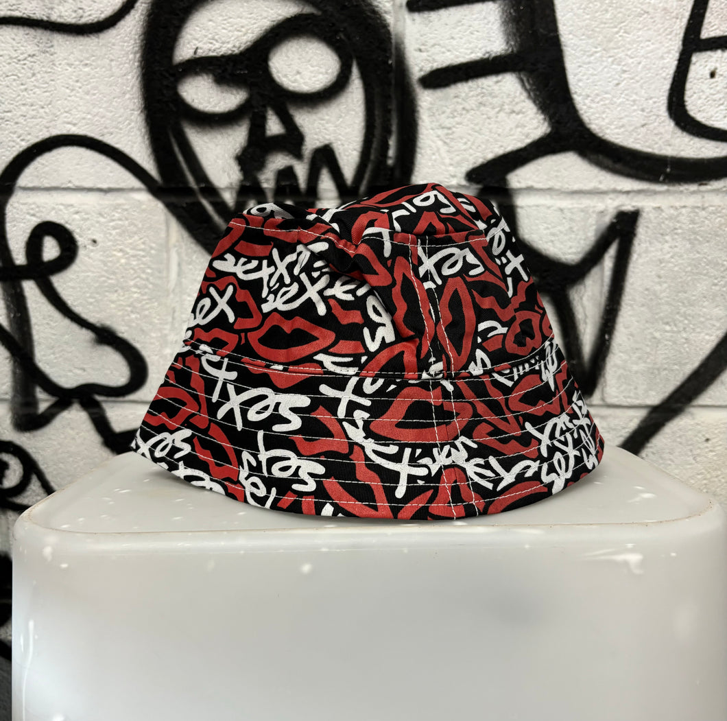 BUCKET HAT CAMO BLACK