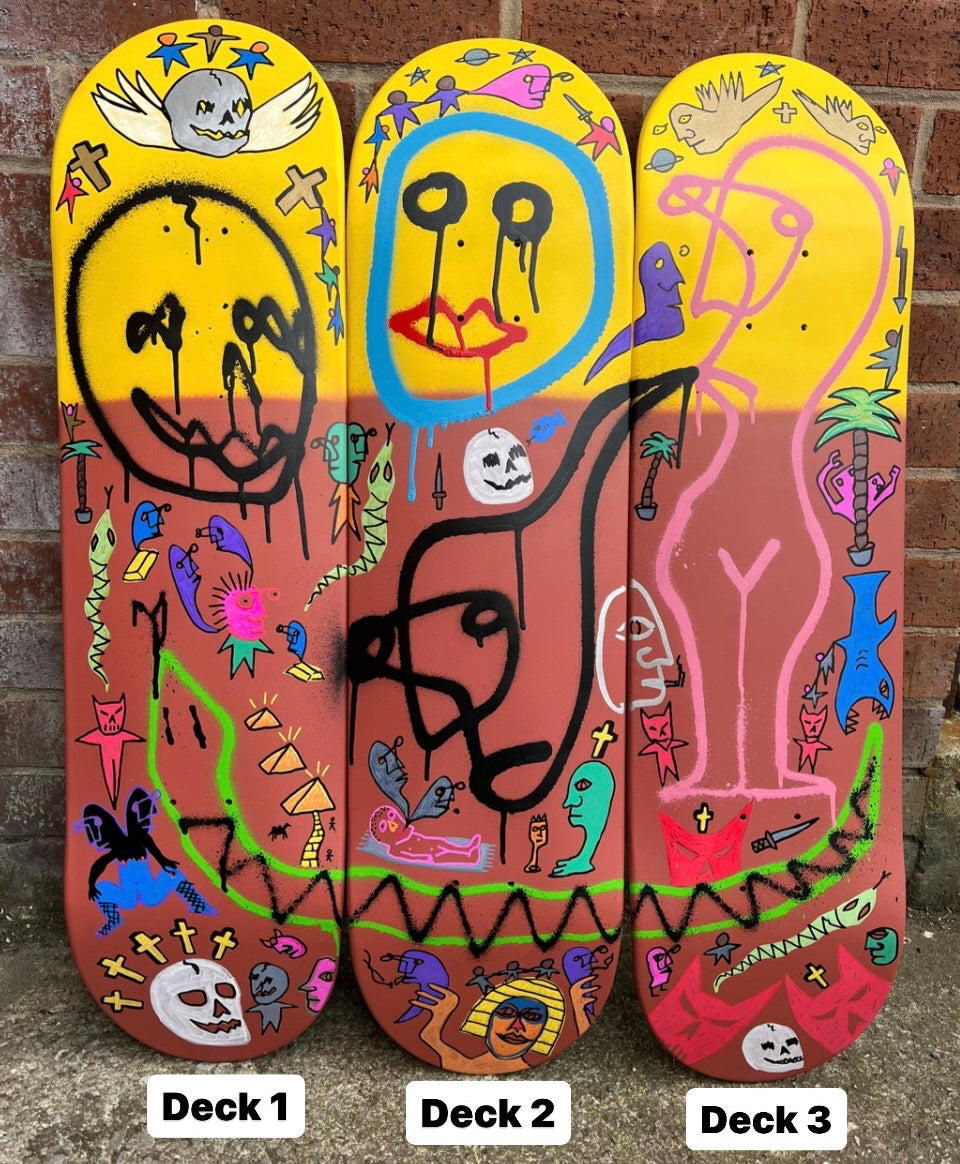 1/1 decks by Louis slater (sold individually)