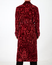 Load image into Gallery viewer, louis slater x young hanson claret dressing gown
