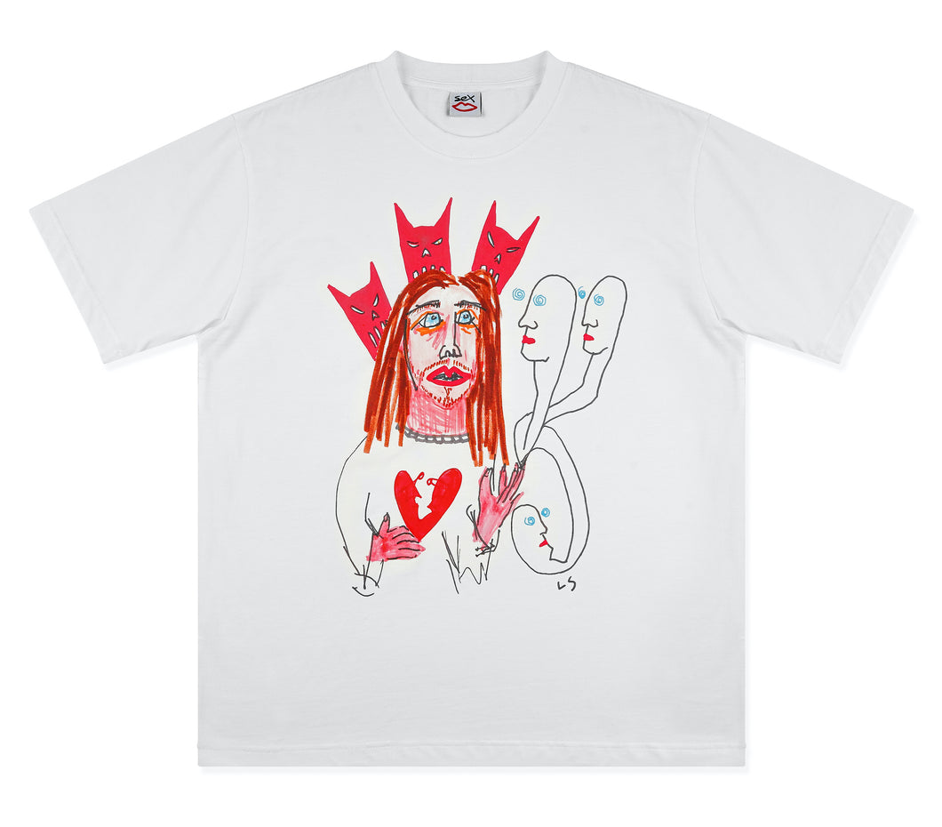 HOLY MAN TEE WHITE