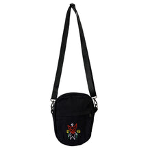 Load image into Gallery viewer, LIL DEVIL BLACK DENIM SLING BAG
