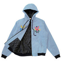 Load image into Gallery viewer, LIL DEVIL BLUE DENIM COAT

