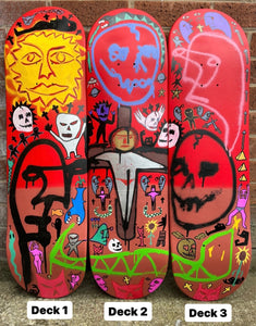 1/1 decks by Louis slater (sold individually)