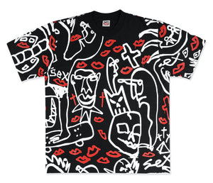 LUIGIS TEE BLACK