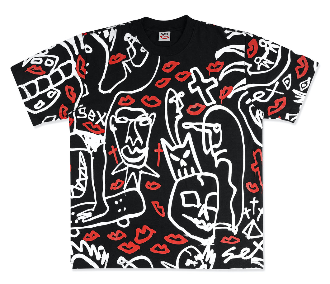LUIGIS TEE BLACK