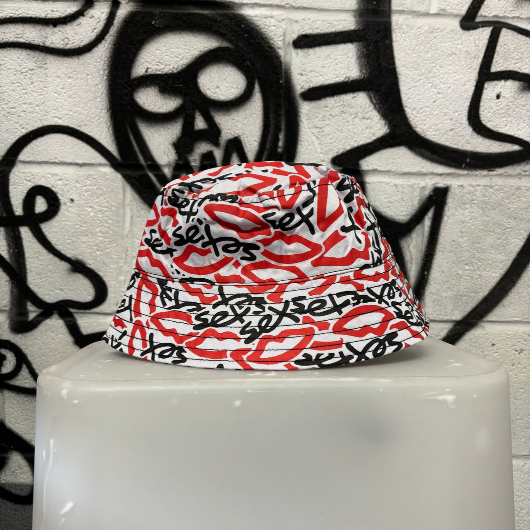 BUCKET HAT CAMO WHITE