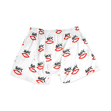 Load image into Gallery viewer, SEX AOP WHITE BOXER SHORTS
