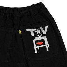Load image into Gallery viewer, SEX TV STAR DENIM PANTS BLACK
