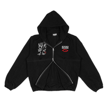 Load image into Gallery viewer, SEX TV STAR BLACK DENIM WORK JACKET
