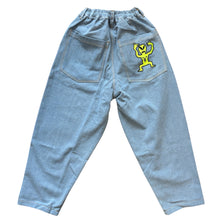 Load image into Gallery viewer, ALIEN GUY BAGGY DENIM PANTS LIGHT BLUE
