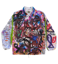 Load image into Gallery viewer, 1/1 - ROSS HELL COLAB COACH JACKET SIZE SMALL
