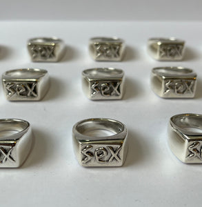 SEX RING STERLING SILVER (3 sizes available)