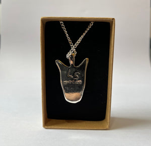 STERLING SILVER DEVIL PENDANT (with or without chain)