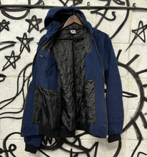 Load image into Gallery viewer, MINI LOGO EMBROIDERED COAT BLUE DENIM
