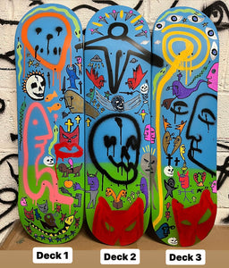 1/1 decks by Louis slater (sold individually)