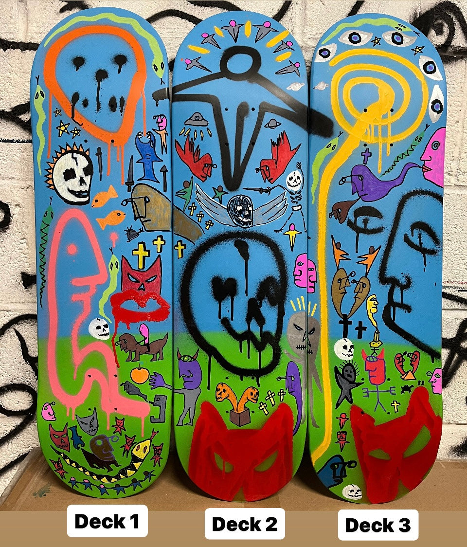 1/1 decks by Louis slater (sold individually)