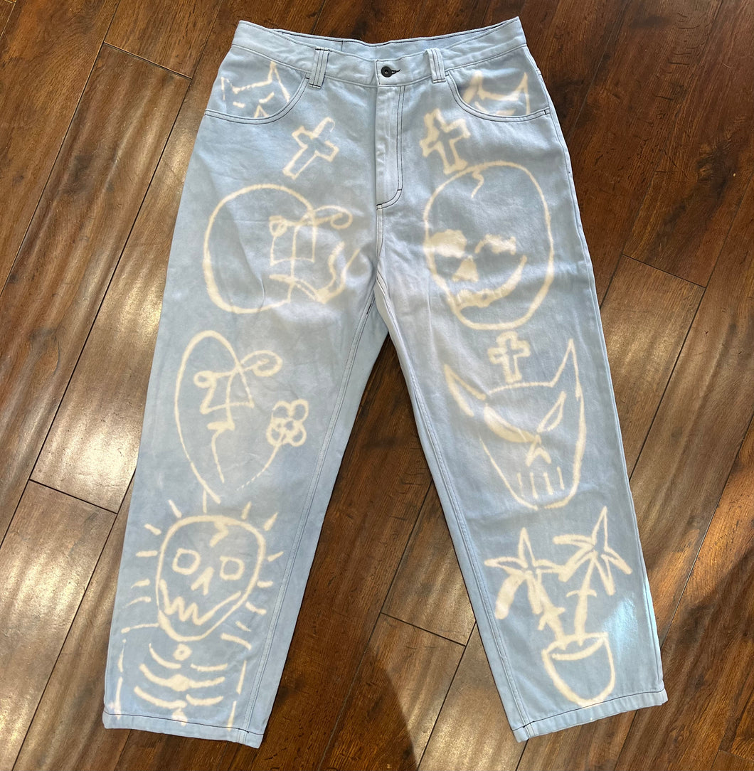 1/1 custom Chilli denim light blue (multiple sizes)