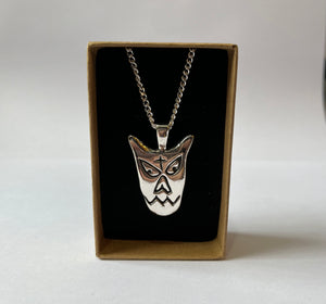 STERLING SILVER DEVIL PENDANT (with or without chain)