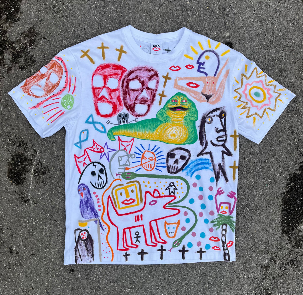 1/1 T-shirt by louis slater (size L)