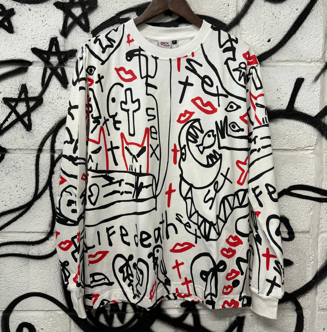 LUIGIS LS TEE WHITE