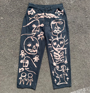 1/1 custom Chilli denim off black (multiple sizes)