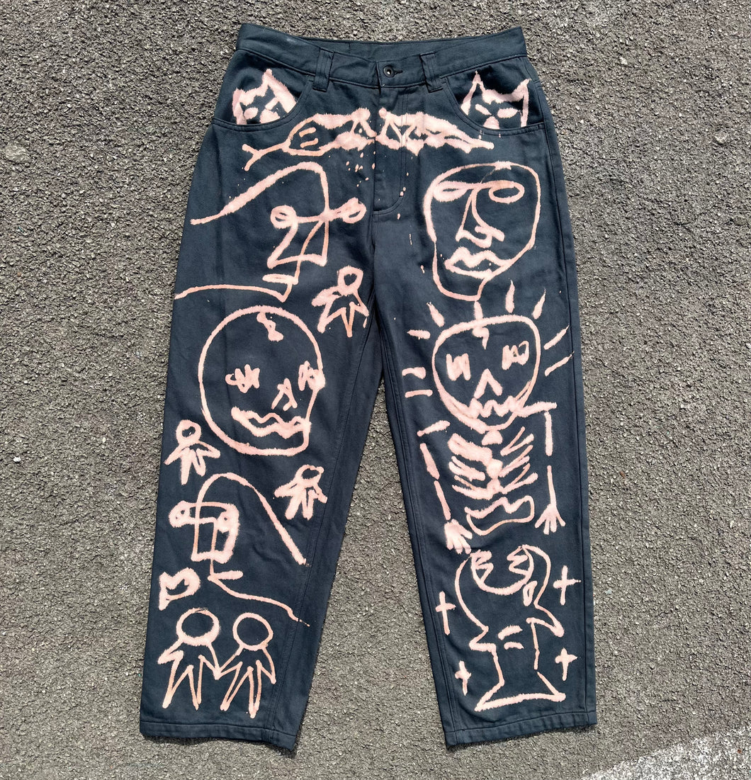 1/1 custom Chilli denim off black (multiple sizes)