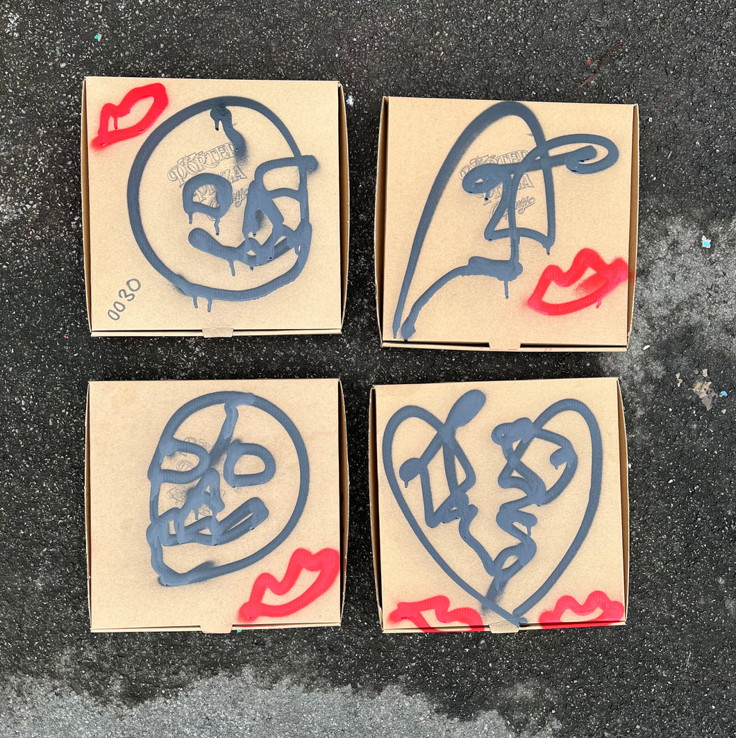 Mystery pizza box (2 x tees)