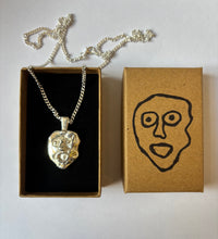 Load image into Gallery viewer, FEAR sterling silver pendant + chain
