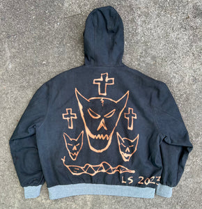 1/1 prince quilted canvas coat by Louis slater (XXlarge)