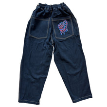 Load image into Gallery viewer, DOG GUY BAGGY DENIM PANTS BLACK
