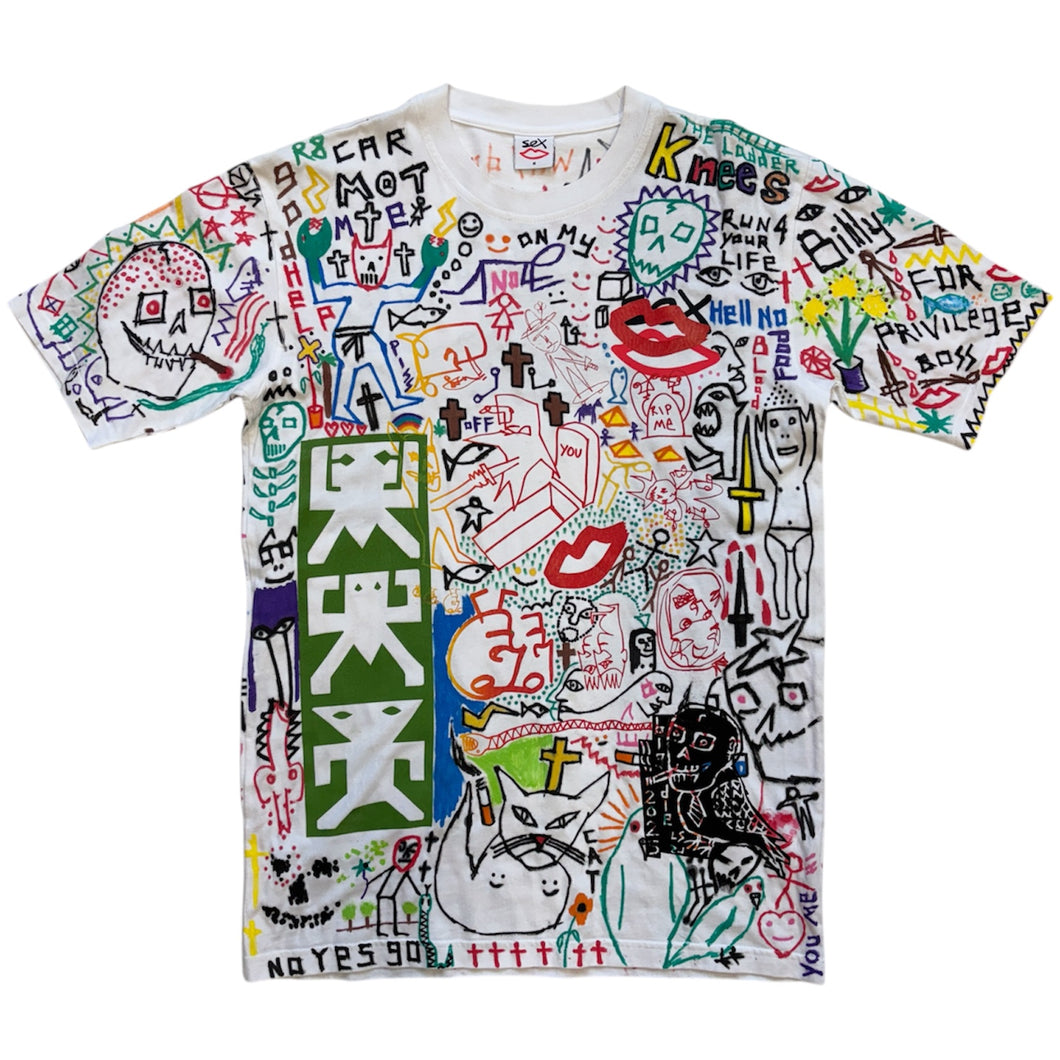 1/1 REWORKED T-shirt  , (size m)