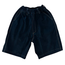 Load image into Gallery viewer, SPIDER GUY BAGGY DENIM SHORTS BLACK
