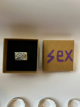 Load image into Gallery viewer, SEX RING STERLING SILVER (3 sizes available)

