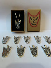 Load image into Gallery viewer, STERLING SILVER DEVIL PENDANT (with or without chain)
