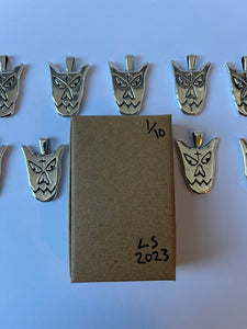 STERLING SILVER DEVIL PENDANT (with or without chain)