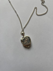 FEAR sterling silver pendant + chain
