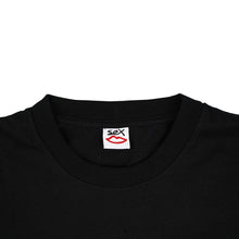 Load image into Gallery viewer, MINI EMBROIDERED LOGO LS TEE BLACK
