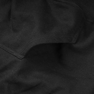 SEX MINI LOGO EMBROIDERD HOODIE BLACK
