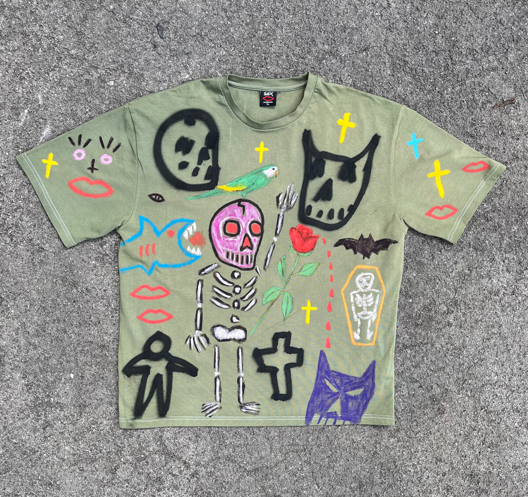 1/1 oversized t- shirt by Louis slater (size XL)