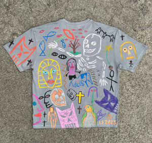 1/1 oversized t- shirt by Louis slater (size L)