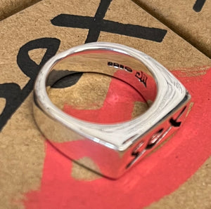 SEX RING STERLING SILVER