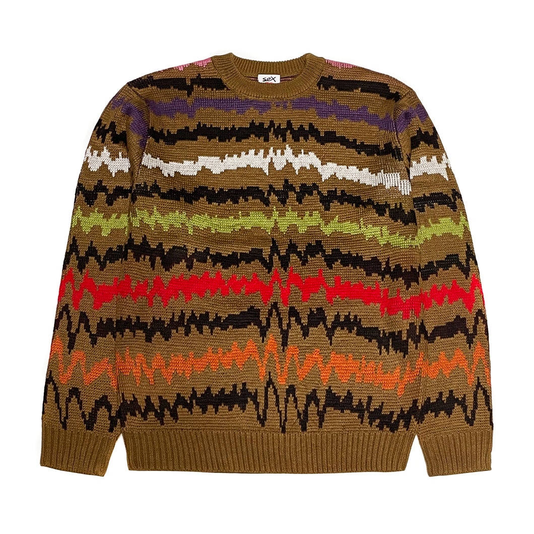 WAVES KNITTED JUMPER OVERSIZED FIT