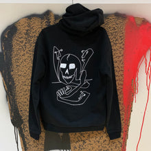 Load image into Gallery viewer, Skull back print hood

