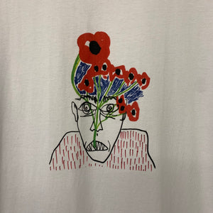 FLOWERS tee white