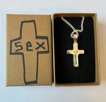 Load image into Gallery viewer, STERLING SILVER CROSS N CHAIN
