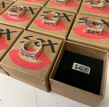 Load image into Gallery viewer, SEX RING STERLING SILVER
