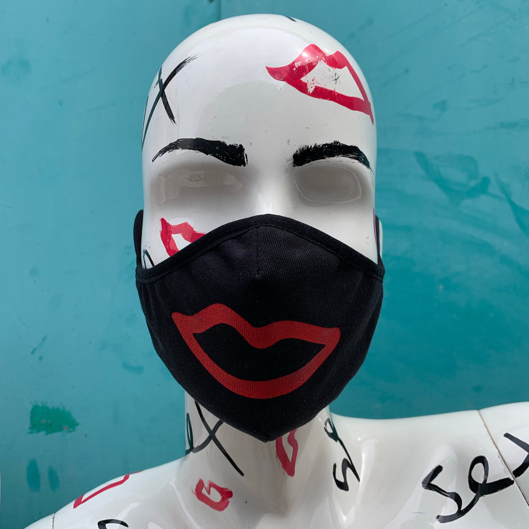 Mask black (adult size)