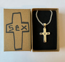 Load image into Gallery viewer, STERLING SILVER CROSS N CHAIN
