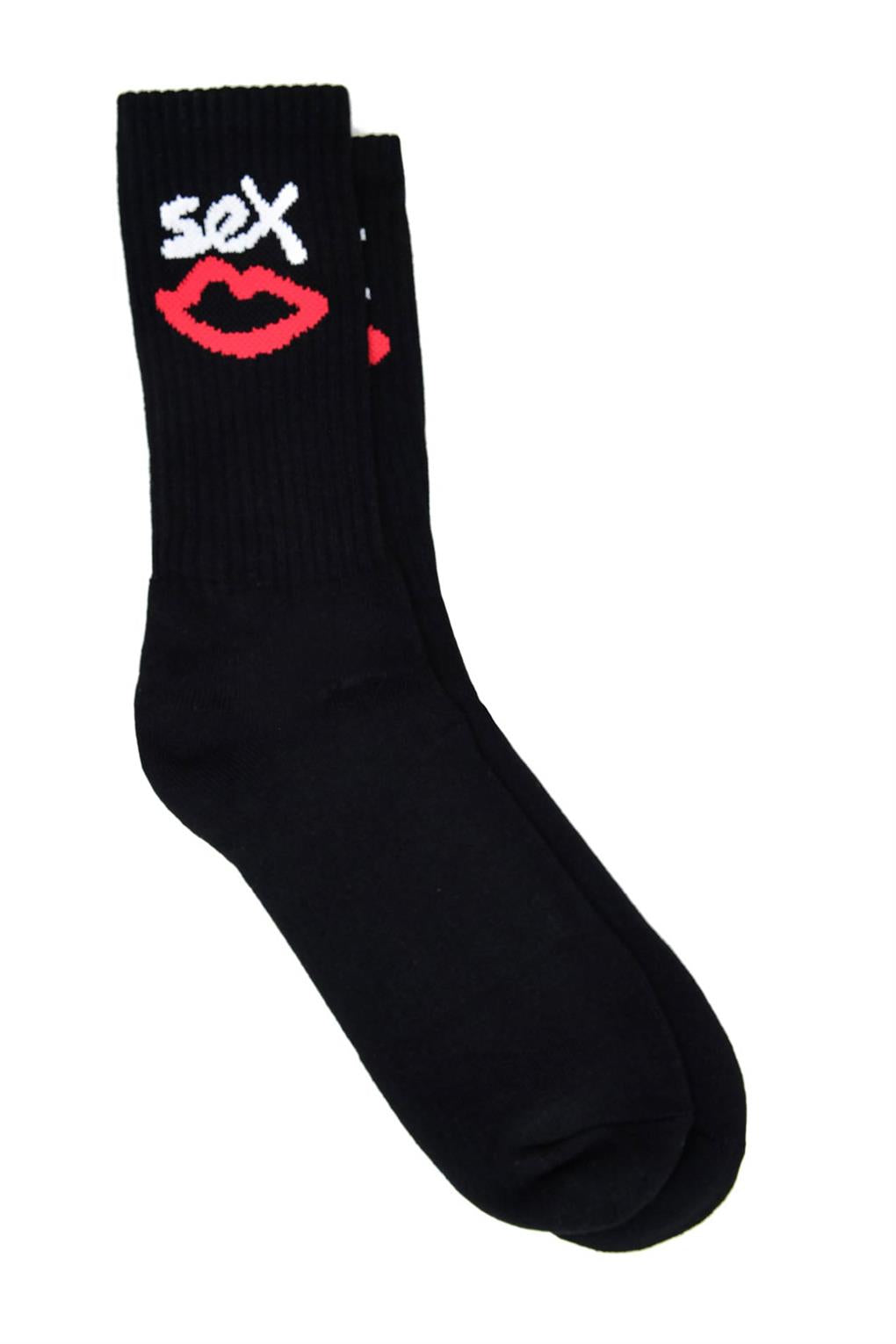 SEX LOGO SOCKS  | BLACK